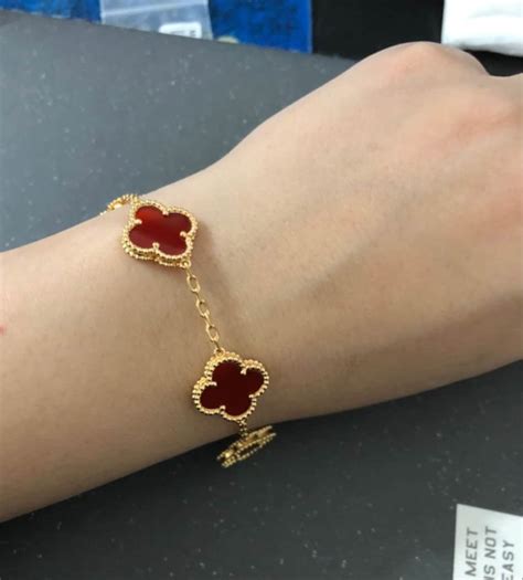 cartier four leaf clover bracelet